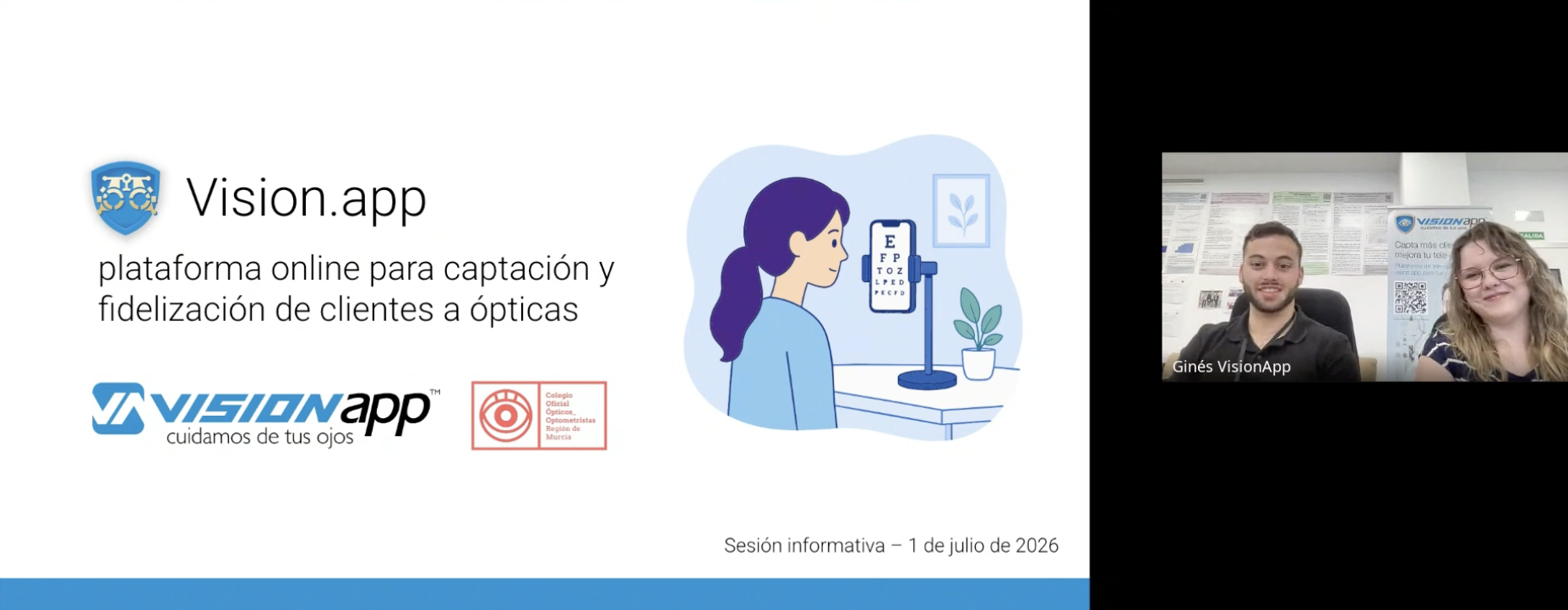 Vision.app online information session with COORM